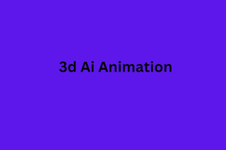 do 3d ai animation