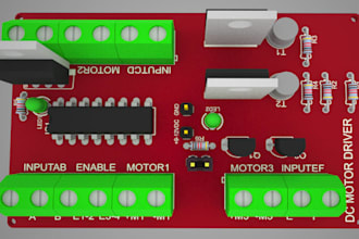 design motor driver pcb for bldc, stepper and dc motor control