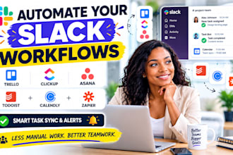 integrate slack with trello clickup asana todoist zapier calendly for task sync