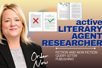 research active literary agents for your book, books, manuscript and submission