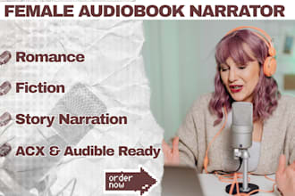 your fantasy romance audiobook expressive female voice