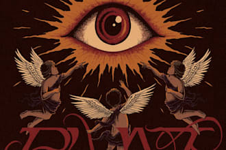 create punk album covers and custom band merchandise artwork