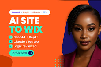 migrate base44 to wix, replit to wix, claude to wix, ai website to wix studio