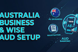 setup wise aud account abn australian company business registration