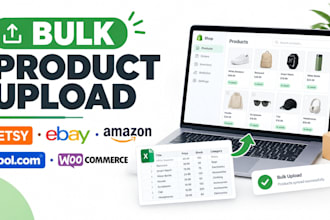 do bulk product listing on amazon ebay etsy bol com woocommerce product upload