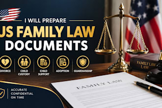 provide US family law legal guidance for divorce, custody and child support