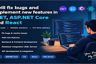 develop complete backend and migrations in dot net core web API