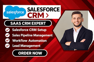 setup saas salesforce CRM sales pipelines salesforce workflow automation