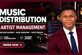 manage your music distribution, release strategy and artist growth