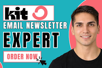 setup convertkit newsletter kit landing page design kit email marketing