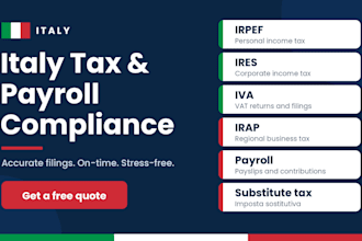 handle italy irpef ires iva payroll irap and substitute tax compliance