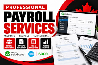 provide quickbooks payroll and bookkeeping support