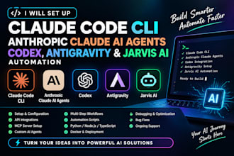 set up claude code cli, anthropic claude ai agents, codex, antigravity, and jarv
