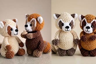 make handmade plush toys stuffed animals personalized plush crochet plush dolls