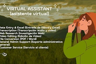 ser tu asistente virtual