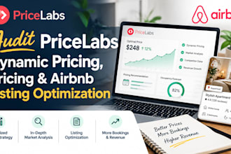 audit pricelabs dynamic pricing, pricing and airbnb listing optimization
