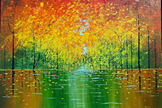 create custom acrylic paintings