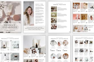 design interactive catalog pagination, product sheet, wholesale pricelist
