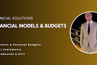 create custom excel financial models and budget templates