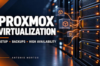 setup proxmox virtualization backups and high availability