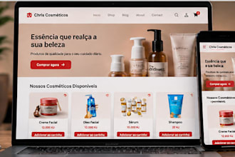 create a modern responsive website using HTML and CSS
