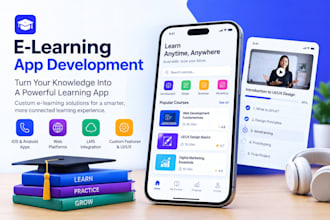 develop an e learning app for online courses and virtual classes