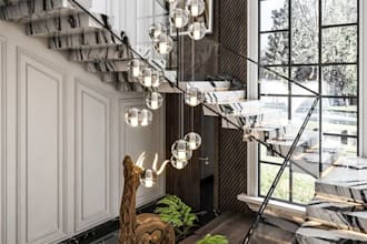 design modern 3d staircase, stair plans architectural models