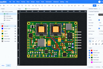 design pcb power supply, smps, dc dc converter and power pcb using altium design