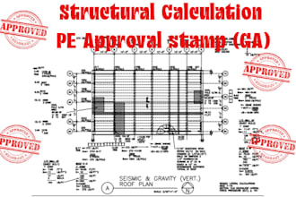 review structural plans and prepare load calculations in georgia and approval