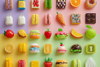 food pop art of your food pop art