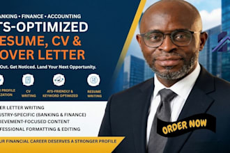 write ats optimized financial analyst, banking, credit analyst, auditor resume