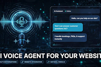build ai voice agent and ai chatbot for your website