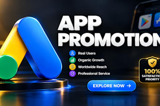 mobile app marketing and game promotion, app installs with google ads