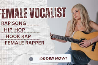 female rapper rapper rap verse rap hook vocal hook specialist topline singer