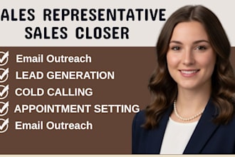sales agent sales expert b2b sales rep commission based sales closer salesperson
