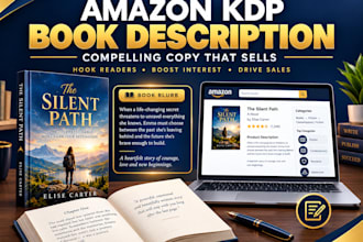 write a compelling amazon kdp book description and choose the best categories