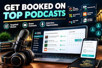 book you as a guest on relevant podcasts