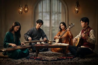 record qanun, guqin, sarangi and bandura for your music