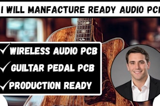 design audio pcb for guitar pedals, amplifiers preamps audio electronic device