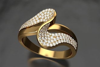design 3d jewelry cad models and custom rings for manufacturing