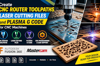 create cnc routertoolpaths laser cutting files and plasma g code for cnc machine