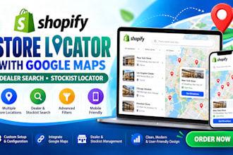 setup shopify store locator with google maps dealer search stockist locator