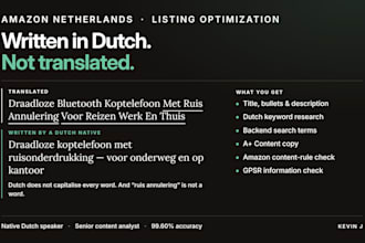 write and optimize your amazon netherlands listing in native dutch