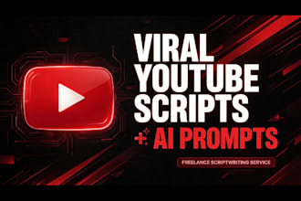write viral you tube scripts and ai prompts for storytelling
