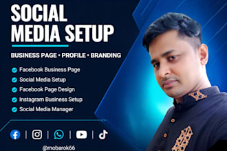 do social media account create and setup