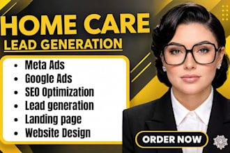 generate home care leads, senior care leads and home care website