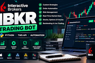 build custom ibkr trading bots using python and tws API