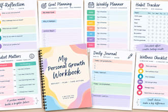 design workbooks, worksheets, and printable pdf guild professionally