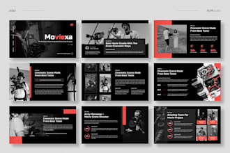 design film production slides film proposal presentation cinema pitch deck