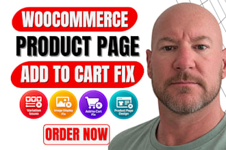 design, redesign woocommerce product page, cart fix, woocommerce product shop